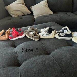 Size 5 Toddler Boy Shoe Lot